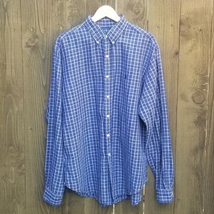 Ralph Lauren Polo Long Sleeve Button Down Plaid Flannel Collared Shirt
